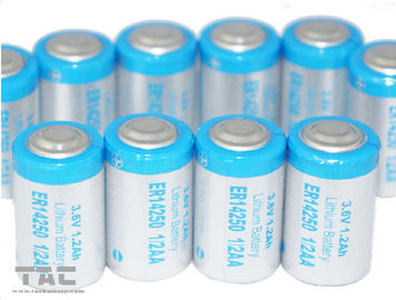 batterie LiSOCl2 de 3.6V aa ER14505 14500 avec la capacité élevée pour l'ampèremètre, compteur à gaz