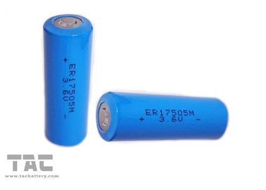 Batterie de la puissance élevée 3.6V LiSOCl2 A ER17505M avec la basse résistance interne
