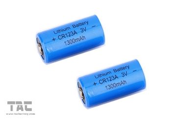 Haute batterie batterie au lithium/Li-Manganèse primaire de la densité 3.0V CR123A 1300mAh Li/MnO2 d'énergie