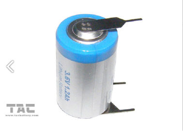 Type d'Energry batterie de 3.6V 14250 1200mAh LiSOCl2 pour les appareils électroniques militaires