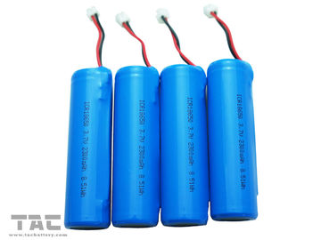 batteries cylindrique d'ion du lithium 3.7v 18650 batteries 2400mAh pour la caméra de téléphones mobiles