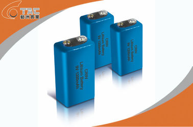 9V batterie primaire 900mAh du lithium Li-MnO2 pour les dispositifs médicaux avec la densité de haute énergie
