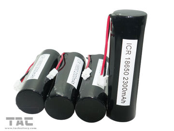 Batterie d'ion de lithium rechargeable ICR18650 2300mAh avec le fil pour l'E-jouet
