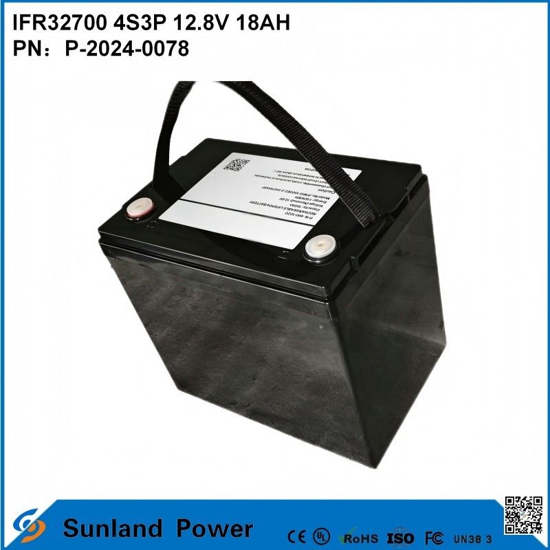 IFR32700 4S3P 12.8V 18Ah Pour la lumière solaire de crue haute luminosité LEDS jardin Lumières solaires batterie de viepo4