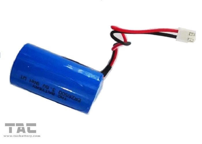 batterie de 3.6v Lisocl2 ER26500 9AH avec le connecteur pour l'ampèremètre de mètre d'eau