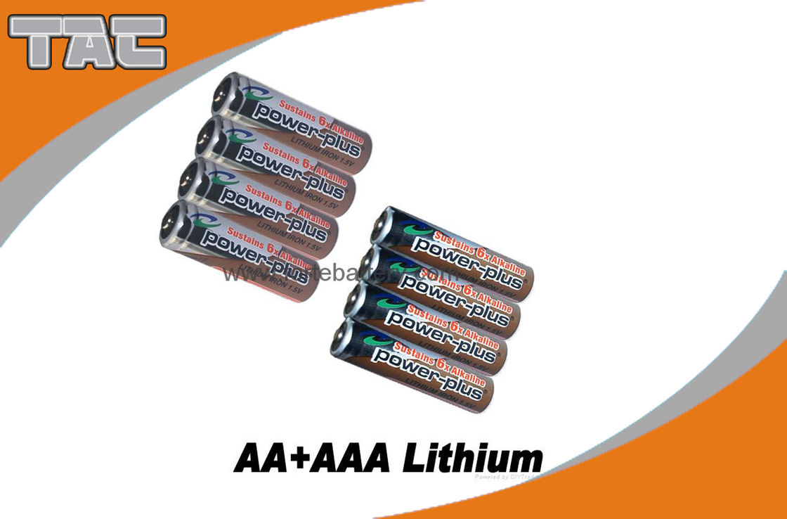 tension élevée de circuit ouvert de la batterie 2700mAh du fer LiFeS2 du lithium 1.5V