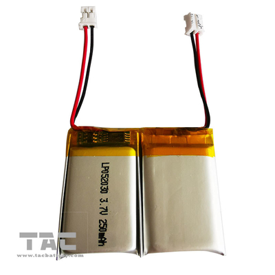 Batterie de Lipo de lithium de polymère de LP052030 3.7V 250mAh rechargeable pour Bluetooth