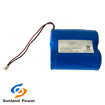 Batterie d'ion de lithium d'IFR32700 3.2V 12AH, batterie 32700 pour l'agent énergifiant électrique de barrière