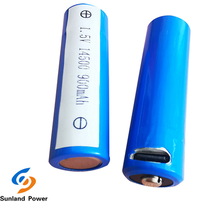 PORTÉE Li Ion Battery cylindrique ICR14500 1.5V 900MAH d'ODM