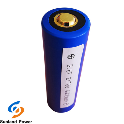 La batterie cylindrique ICR21700 3.6V 4000mah de lithium bleu avec USB 300 fois font un cycle la vie