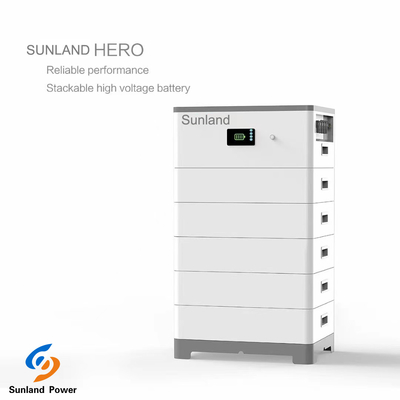 système à énergie solaire de stockage de 153.6V 409.6V 7.68KWH 20.48KWH pour la maison