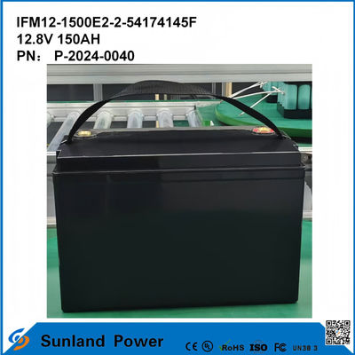 12V LiFePO4 batterie Durée de vie de 3 à 5 ans avec un boîtier en plastique ABS et une tension nominale de 12,8V