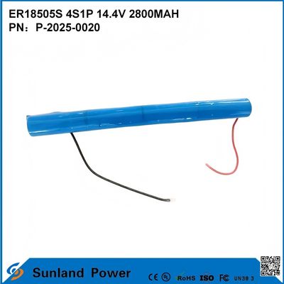 ER18505S 4S1P Batterie haute capacité résistante aux hautes températures 14,4 V 2800 mAh