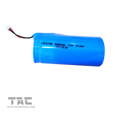 Paquet 32700 6AH BMS For Portable Back de batterie de FR4 3.2V LiFePO4 vers le haut de batterie au lithium