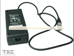 Chargeur portable de batterie de 36 V ou 43,8 V 2A avec prise britannique pour vélo électrique