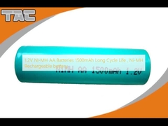 1.2V NI-MH batteries AA 1500mAh longue durée de vie, Ni-MH batterie rechargeable