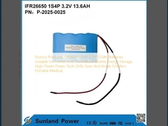 L'usine produit des batteries IFR26650 1S4P 3.2V 13.6Ah adaptées au stockage d'énergie mobile domestique et commercial, des outils de puissance de haute puissance, des perceuses, des scies et des broyeurs d'angle, des appareils médicaux portables