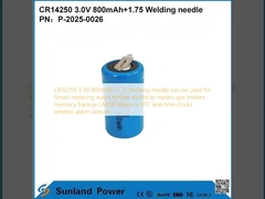 CR14250 3.0V 800mAh+1.75 L'aiguille de soudage peut être utilisée pour le comptage intelligent compteurs d'eau compteurs d'électricité compteurs de gaz mémoire de sauvegarde mémoire CMOS RTC horloges en temps réel capteurs d'alarme sans fil