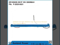 ER18505S 5S1P 18V 2800MAH batterie haute capacité résistante aux températures élevées
