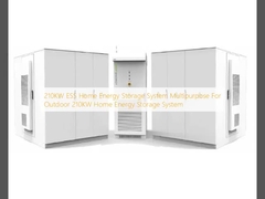 Système de stockage d'énergie à domicile de 210 kW ESS Multifonctionnel Pour l'extérieur Système de stockage d'énergie à domicile de 210 kW