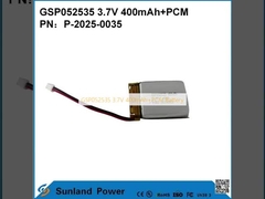 GSP052535 3,7V 400mAh + batterie PCM