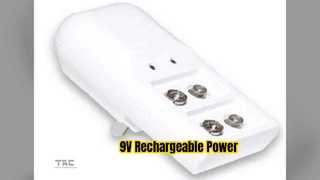 Piles rechargeables 9V et chargeur pour microphones